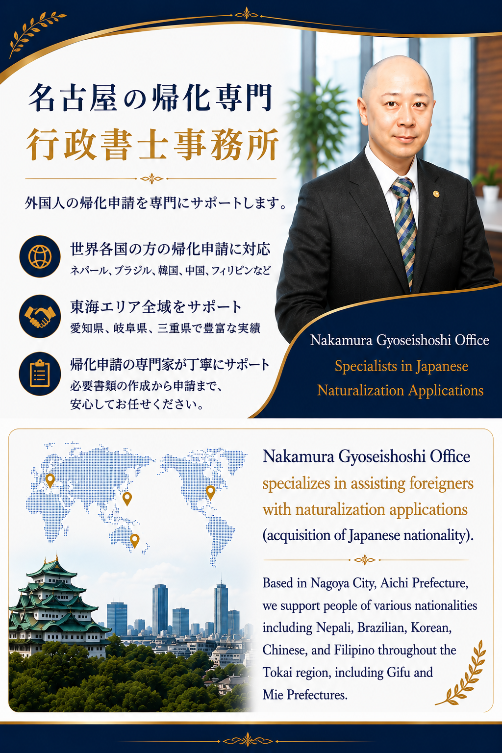 {名古屋の帰化専門事務所}